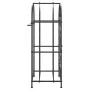 Wine rack for 33 bottles black wrought iron 45x36x100 cm by , Wine racks - Ref: Foro24-358369, Price: 94,89 €, Discount: %