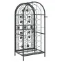 Wine rack for 33 bottles black wrought iron 45x36x100 cm by , Wine racks - Ref: Foro24-358369, Price: 94,89 €, Discount: %