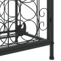 Botellero para 33 botellas hierro forjado negro 45x36x100 cm de , Botelleros - Ref: Foro24-358369, Precio: 96,55 €, Descuento: %