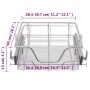 Herausnehmbare Drahtkörbe 2 Stück silber 400 mm von vidaXL, Behälter für Küchenutensilien - Ref: Foro24-50479, Preis: 57,92 €...