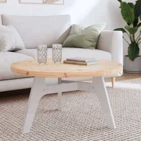 Runde Tischplatte aus massivem Kiefernholz Ø80x3 cm von , Tischplatten - Ref: Foro24-833670, Preis: 93,12 €, Rabatt: %