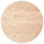 Round solid pine wood table top Ø80x3 cm by , Table tops - Ref: Foro24-833670, Price: 93,12 €, Discount: %
