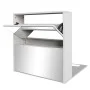 Shoe cabinet 2 levels and white mirror 63x17x67 cm by vidaXL, Shoe racks and shoe organizers - Ref: Foro24-243046, Price: 72,...