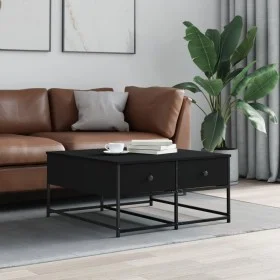 Schwarzer Couchtisch aus Holzwerkstoff, 80 x 80 x 40 cm von , Couchtisch - Ref: Foro24-835354, Preis: 54,56 €, Rabatt: %