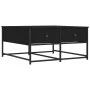 Black engineered wood coffee table 80x80x40 cm by , Coffee table - Ref: Foro24-835354, Price: 54,56 €, Discount: %
