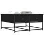 Black engineered wood coffee table 80x80x40 cm by , Coffee table - Ref: Foro24-835354, Price: 55,67 €, Discount: %