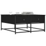 Black engineered wood coffee table 80x80x40 cm by , Coffee table - Ref: Foro24-835354, Price: 54,56 €, Discount: %