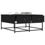 Black engineered wood coffee table 80x80x40 cm by , Coffee table - Ref: Foro24-835354, Price: 55,67 €, Discount: %