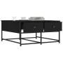 Black engineered wood coffee table 80x80x40 cm by , Coffee table - Ref: Foro24-835354, Price: 54,56 €, Discount: %