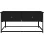 Black engineered wood coffee table 80x80x40 cm by , Coffee table - Ref: Foro24-835354, Price: 55,67 €, Discount: %