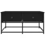 Black engineered wood coffee table 80x80x40 cm by , Coffee table - Ref: Foro24-835354, Price: 54,56 €, Discount: %