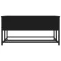 Black engineered wood coffee table 80x80x40 cm by , Coffee table - Ref: Foro24-835354, Price: 54,56 €, Discount: %