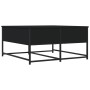 Black engineered wood coffee table 80x80x40 cm by , Coffee table - Ref: Foro24-835354, Price: 55,67 €, Discount: %