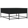 Black engineered wood coffee table 80x80x40 cm by , Coffee table - Ref: Foro24-835354, Price: 54,56 €, Discount: %