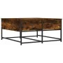 Mesa de centro madera de ingeniería roble ahumado 80x80x40 cm de , Mesas de centro - Ref: Foro24-835356, Precio: 45,71 €, Des...