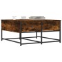 Mesa de centro madera de ingeniería roble ahumado 80x80x40 cm by , Coffee table - Ref: Foro24-835356, Price: 45,97 €, Discoun...