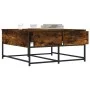 Mesa de centro madera de ingeniería roble ahumado 80x80x40 cm de , Mesas de centro - Ref: Foro24-835356, Precio: 45,71 €, Des...