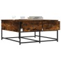 Mesa de centro madera de ingeniería roble ahumado 80x80x40 cm by , Coffee table - Ref: Foro24-835356, Price: 45,97 €, Discoun...