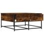 Mesa de centro madera de ingeniería roble ahumado 80x80x40 cm by , Coffee table - Ref: Foro24-835356, Price: 45,97 €, Discoun...