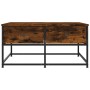 Mesa de centro madera de ingeniería roble ahumado 80x80x40 cm by , Coffee table - Ref: Foro24-835356, Price: 45,97 €, Discoun...