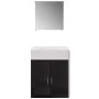 3-teiliges schwarzes Möbel- und Spülset von vidaXL, Badezimmermöbel - Ref: Foro24-272227, Preis: 148,94 €, Rabatt: %
