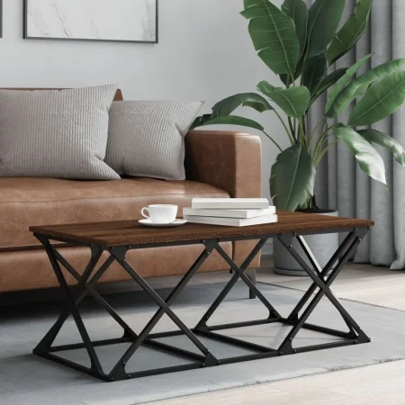Couchtisch aus braunem Eichensperrholz, 100 x 49 x 40 cm von , Couchtisch - Ref: Foro24-835363, Preis: 52,15 €, Rabatt: %