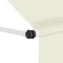 Manually operated retractable awning 150 cm cream by , Awnings - Ref: Foro24-143693, Price: 77,84 €, Discount: %