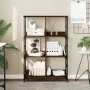 Oak brown engineered wood shelf 78.5x33x117.5 cm by , Bookcases and shelves - Ref: Foro24-835253, Price: 65,73 €, Discount: %