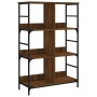 Eichenbraunes Holzwerkstoffregal 78,5 x 33 x 117,5 cm von , Bücherregale und Regale - Ref: Foro24-835253, Preis: 66,56 €, Rab...