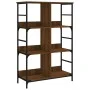 Oak brown engineered wood shelf 78.5x33x117.5 cm by , Bookcases and shelves - Ref: Foro24-835253, Price: 65,73 €, Discount: %