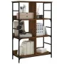 Oak brown engineered wood shelf 78.5x33x117.5 cm by , Bookcases and shelves - Ref: Foro24-835253, Price: 65,73 €, Discount: %
