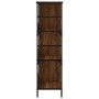 Eichenbraunes Holzwerkstoffregal 78,5 x 33 x 117,5 cm von , Bücherregale und Regale - Ref: Foro24-835253, Preis: 66,56 €, Rab...