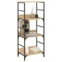 Estantería de madera ingeniería roble Sonoma 50x33x117,5 cm de , Librerías y estanterías - Ref: Foro24-835270, Precio: 47,46 ...
