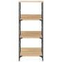 Estantería de madera ingeniería roble Sonoma 50x33x117,5 cm de , Librerías y estanterías - Ref: Foro24-835270, Precio: 47,46 ...