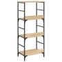 Estantería de madera ingeniería roble Sonoma 50x33x117,5 cm de , Librerías y estanterías - Ref: Foro24-835270, Precio: 47,46 ...