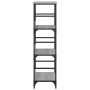 Regal aus technischem Holz in Sonoma-Grau, 50 x 33 x 117,5 cm von , Bücherregale und Regale - Ref: Foro24-835272, Preis: 49,4...