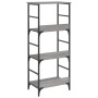 Regal aus technischem Holz in Sonoma-Grau, 50 x 33 x 117,5 cm von , Bücherregale und Regale - Ref: Foro24-835272, Preis: 49,4...
