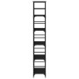 Black engineered wood shelf 50x33x188.5 cm by , Bookcases and shelves - Ref: Foro24-835279, Price: 68,70 €, Discount: %