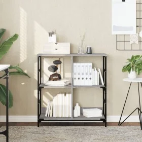 Sonoma gray engineered wood shelf 78.5x33x82 cm by , Bookcases and shelves - Ref: Foro24-835247, Price: 51,74 €, Discount: %