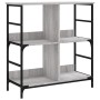 Regal aus technischem Holz in Sonoma-Grau, 78,5 x 33 x 82 cm von , Bücherregale und Regale - Ref: Foro24-835247, Preis: 52,38...
