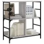 Estantería de madera de ingeniería gris Sonoma 78,5x33x82 cm de , Librerías y estanterías - Ref: Foro24-835247, Precio: 51,74...