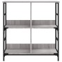 Regal aus technischem Holz in Sonoma-Grau, 78,5 x 33 x 82 cm von , Bücherregale und Regale - Ref: Foro24-835247, Preis: 52,38...
