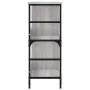 Estantería de madera de ingeniería gris Sonoma 78,5x33x82 cm de , Librerías y estanterías - Ref: Foro24-835247, Precio: 51,74...
