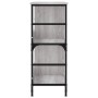 Regal aus technischem Holz in Sonoma-Grau, 78,5 x 33 x 82 cm von , Bücherregale und Regale - Ref: Foro24-835247, Preis: 52,38...