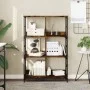 Smoked oak engineered wood shelf 78.5x33x117.5 cm by , Bookcases and shelves - Ref: Foro24-835251, Price: 64,07 €, Discount: %