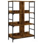 Regal aus geräuchertem Eichenholzwerkstoff, 78,5 x 33 x 117,5 cm von , Bücherregale und Regale - Ref: Foro24-835251, Preis: 6...