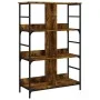 Smoked oak engineered wood shelf 78.5x33x117.5 cm by , Bookcases and shelves - Ref: Foro24-835251, Price: 64,07 €, Discount: %