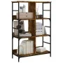 Smoked oak engineered wood shelf 78.5x33x117.5 cm by , Bookcases and shelves - Ref: Foro24-835251, Price: 64,07 €, Discount: %