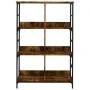 Smoked oak engineered wood shelf 78.5x33x117.5 cm by , Bookcases and shelves - Ref: Foro24-835251, Price: 64,07 €, Discount: %