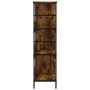 Smoked oak engineered wood shelf 78.5x33x117.5 cm by , Bookcases and shelves - Ref: Foro24-835251, Price: 64,07 €, Discount: %